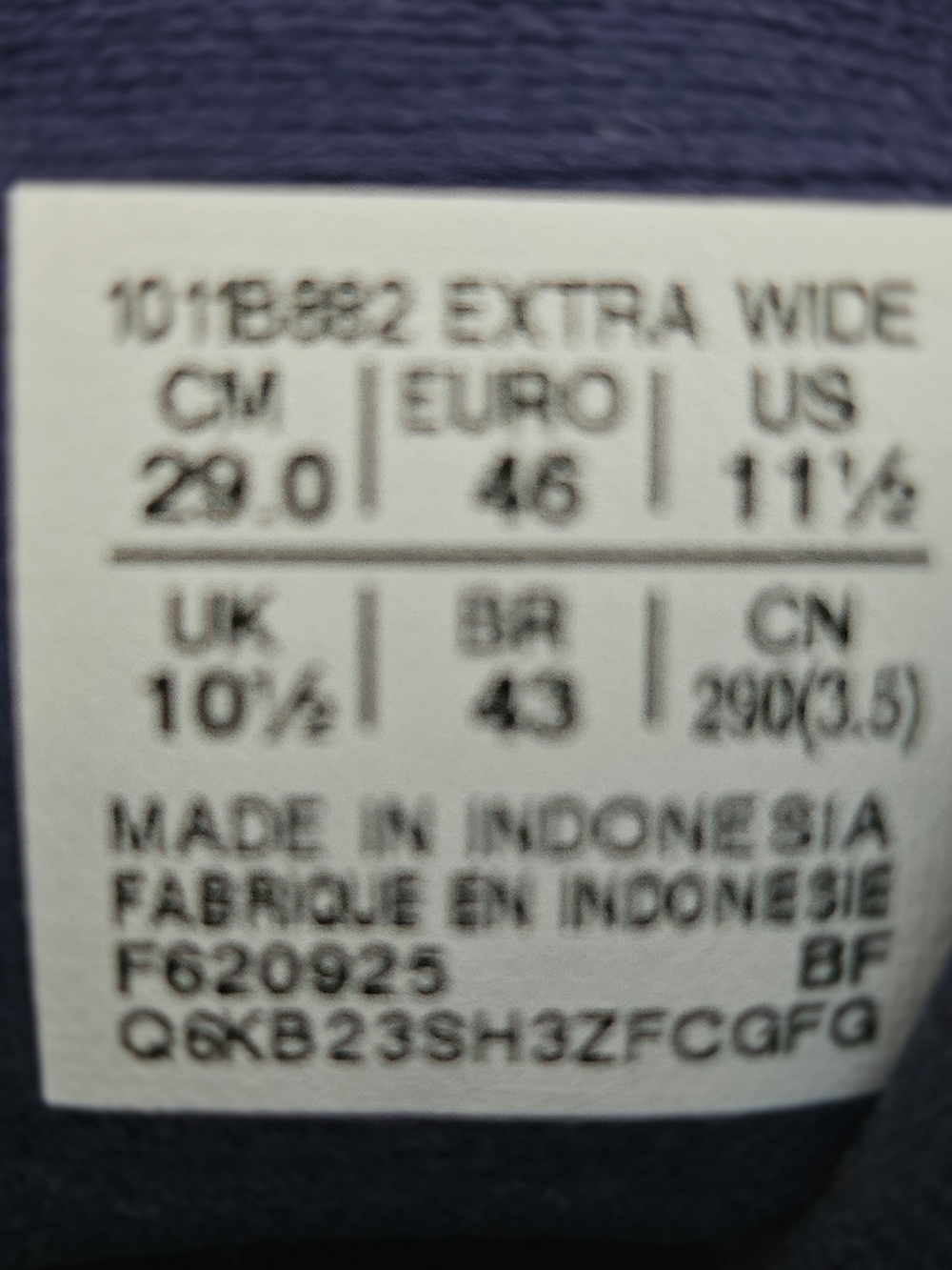 ASICS GEL-Contend 9 Navy Blue Men's 11.5 Extra Wide - Picture 8 of 15